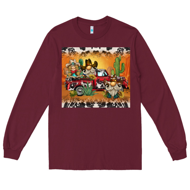 Western Gnome Truck Long Sleeve Tee by BarkalooDesign | Teevron