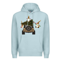 Blue Mist Gnomes Truck Car  Christmas Premium Hoodie - Bettercallsaul