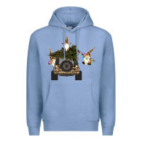Colony Blue Gnomes Truck Car  Christmas Premium Hoodie - Bettercallsaul
