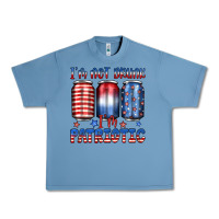 Pebble Blue i'm not drunk i'm patriotic Urban Heavy Tee - JahusDesignShop
