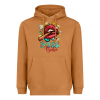 Meerkat Western Boss Babe Cigar Lip Heavyweight Hoodie - BundleAndBundleShop