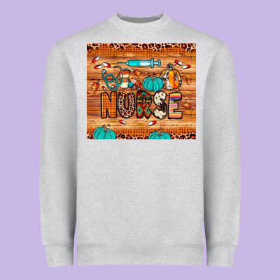 Nurse Fall Heavyweight Sweatshirt Designed By Jahusdesignshop