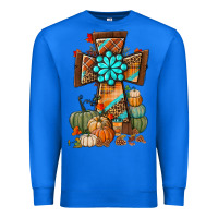 True Royal fall cross Premium Sweatshirt - BundleAndBundleShop