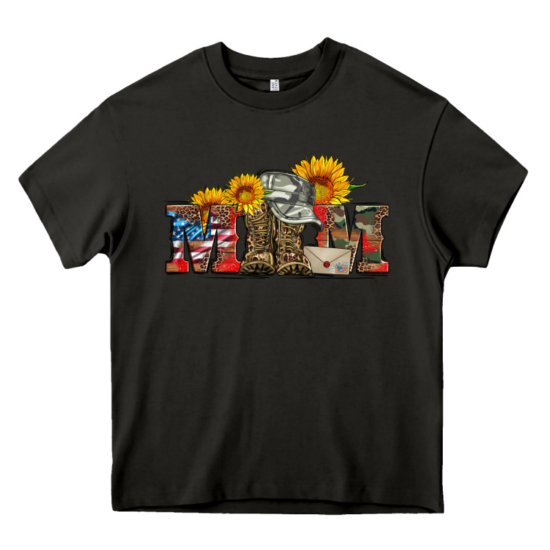 Mom Boots Hat And Sunflower Heavy Core Tee by Artiststas | Teevron