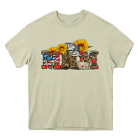 Mossy mom boots hat and sunflower Heavy Core Tee - Artiststas