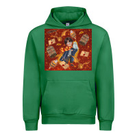 Emerald wizard boy with magic items Urban Hoodie - TumblerDesignByShophia