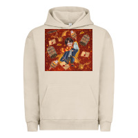 Pigment French Oak wizard boy with magic items Urban Hoodie - TumblerDesignByShophia