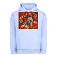 Pigment Grape Ice wizard boy with magic items Urban Hoodie - TumblerDesignByShophia