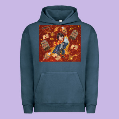 Wizard Boy With Magic Items Urban Hoodie Designed By Tumblerdesignbyshophia