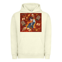 Pigment Pistachio wizard boy with magic items Urban Hoodie - TumblerDesignByShophia