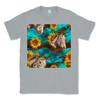 Heather Grey appaloosa horses and sunflowers seamless pattern Classic Tee - BundleAndBundleShop