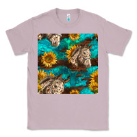 Lilac appaloosa horses and sunflowers seamless pattern Classic Tee - BundleAndBundleShop