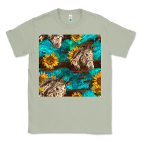 Matcha appaloosa horses and sunflowers seamless pattern Classic Tee - BundleAndBundleShop