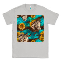 Moon Dust appaloosa horses and sunflowers seamless pattern Classic Tee - BundleAndBundleShop