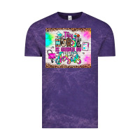 Cloud Purple this nurse is guided by jesus Vintage Tee - JahusDesignShop
