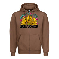 Chestnut mommy' s little sunflower Zipper Hoodie - MaliasSmallBusiness