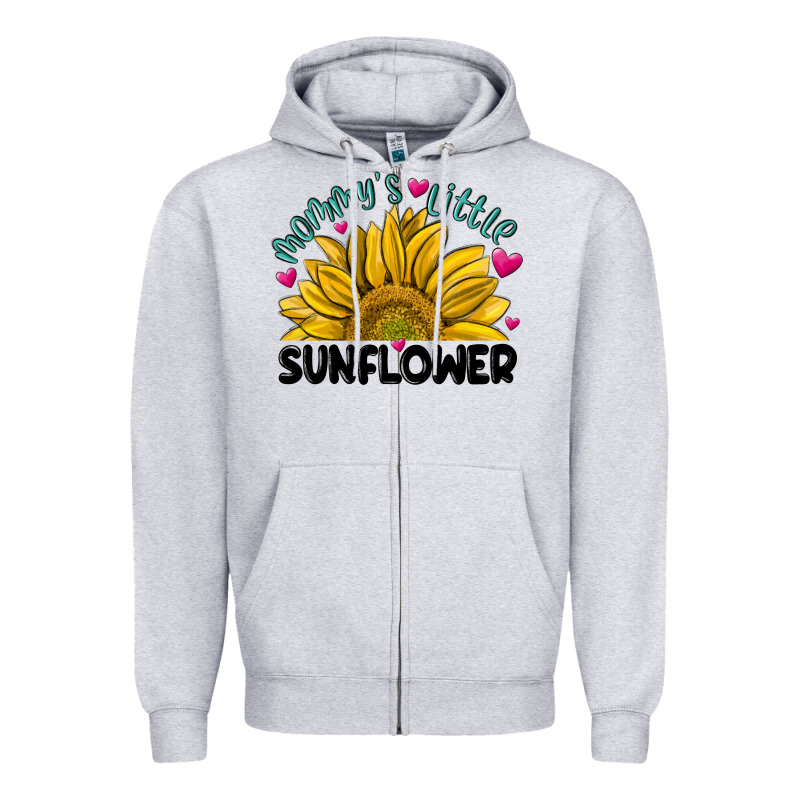 Mommy' S Little Sunflower Zipper Hoodie by MaliasSmallBusiness | Teevron