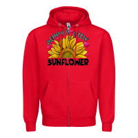 Red mommy' s little sunflower Zipper Hoodie - MaliasSmallBusiness