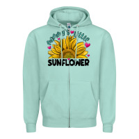 Seafoam mommy' s little sunflower Zipper Hoodie - MaliasSmallBusiness