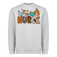 Heather Grey nurse fall Heavyweight Sweatshirt - JahusDesignShop
