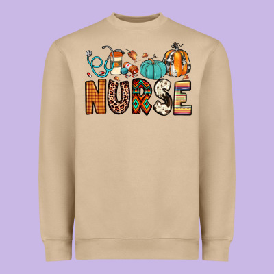 Nurse Fall Heavyweight Sweatshirt Designed By Jahusdesignshop