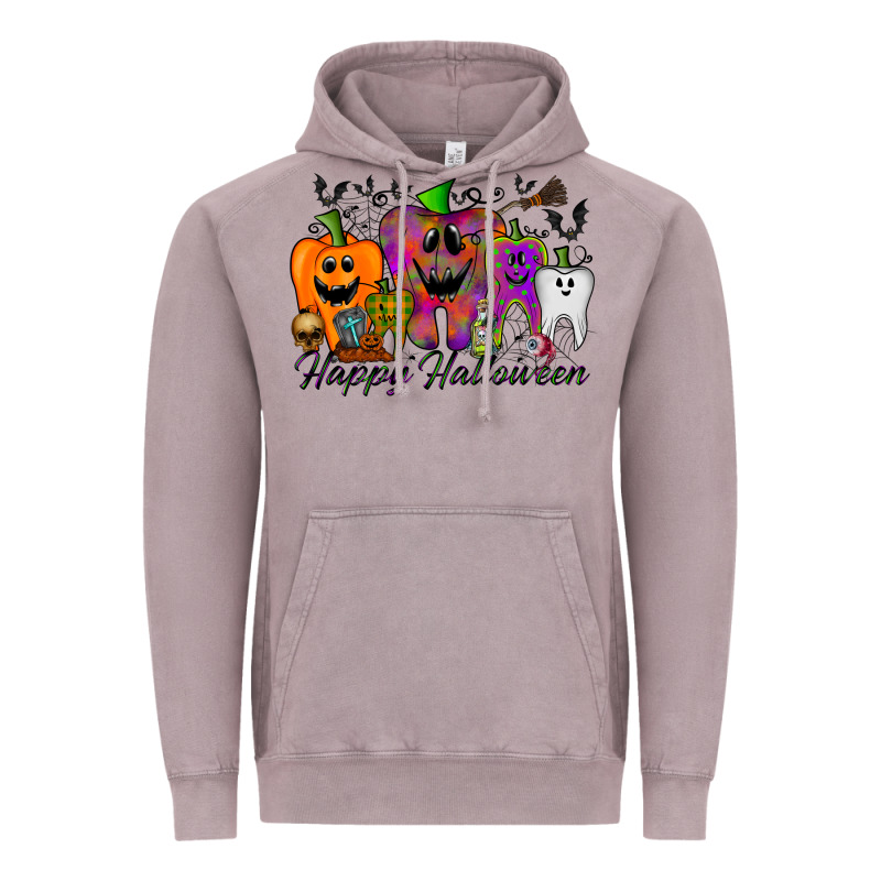 Happy Halloween Tooth Vintage Hoodie by RacoonDesign | Teevron