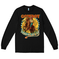 Black cowboy take me away Long Sleeve Tee - NancyCooperArtShop