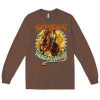 Chestnut cowboy take me away Long Sleeve Tee - NancyCooperArtShop