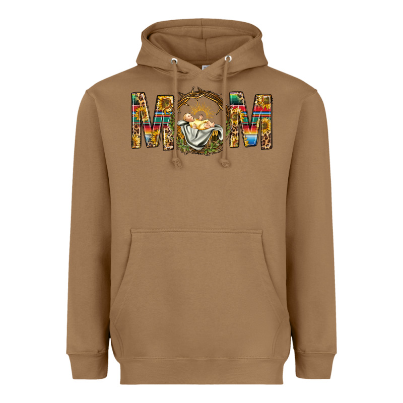 Western Mom With Baby Jesus Heavyweight Hoodie by BundleAndBundleShop | Teevron