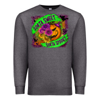 Charcoal Heather sorta sweet spooky Premium Sweatshirt - BundleAndBundleShop
