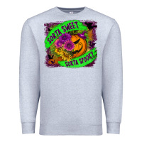 Heather Grey sorta sweet spooky Premium Sweatshirt - BundleAndBundleShop