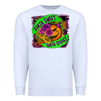 White sorta sweet spooky Premium Sweatshirt - BundleAndBundleShop