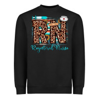 Black rn registered nurse Heavyweight Sweatshirt - JahusDesignShop