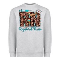 Heather Grey rn registered nurse Heavyweight Sweatshirt - JahusDesignShop