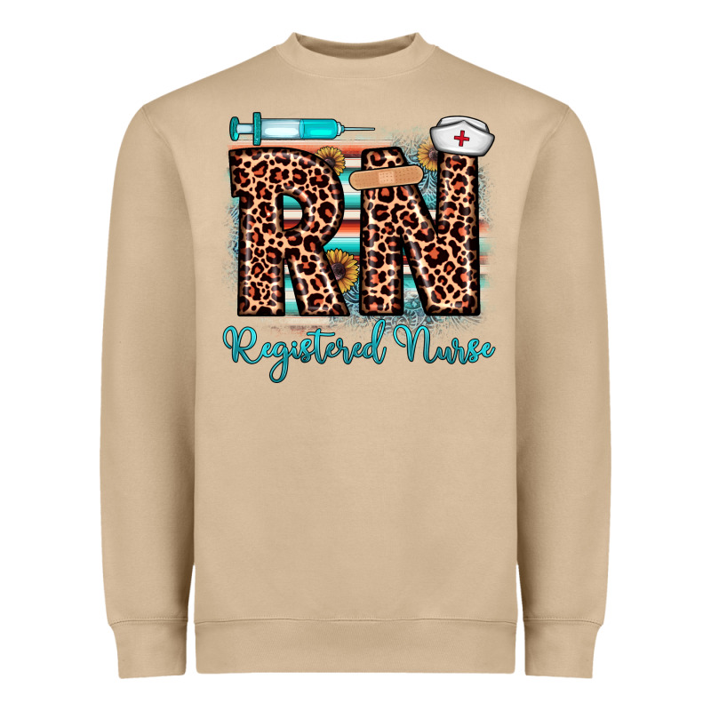 Rn Registered Nurse Heavyweight Sweatshirt by JahusDesignShop | Teevron
