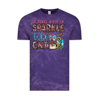 Cloud Purple it takes a lot of sparkle to be a cna Vintage Tee - JahusDesignShop
