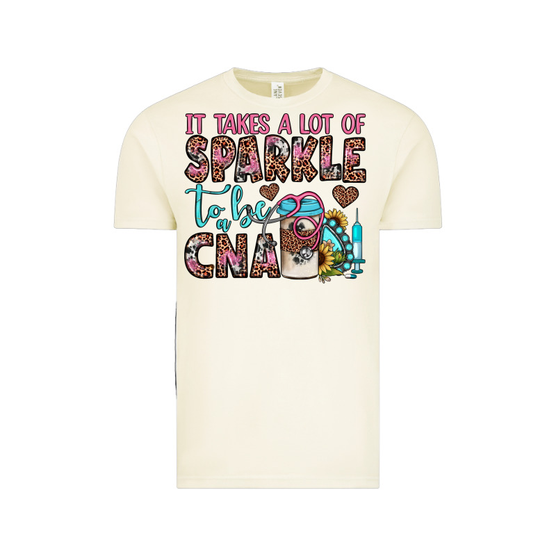 It Takes A Lot Of Sparkle To Be A Cna Vintage Tee by JahusDesignShop | Teevron