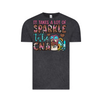 Vintage Black it takes a lot of sparkle to be a cna Vintage Tee - JahusDesignShop