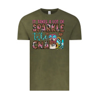 Vintage Olive it takes a lot of sparkle to be a cna Vintage Tee - JahusDesignShop