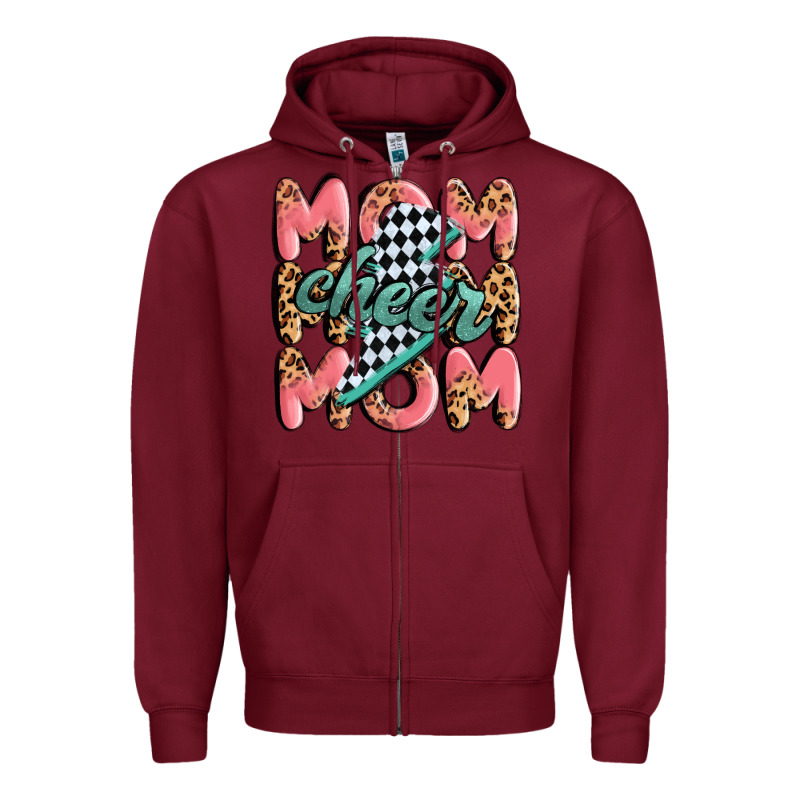 Cheer Mom Zipper Hoodie by MaliasSmallBusiness | Teevron