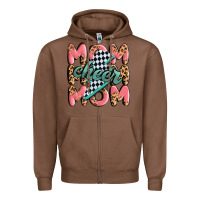 Chestnut cheer mom Zipper Hoodie - MaliasSmallBusiness