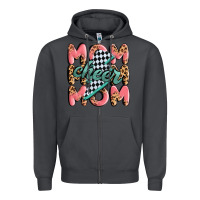 Smoke cheer mom Zipper Hoodie - MaliasSmallBusiness