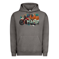 Pigment Tornado Badass Mama motorcycle Urban Hoodie - HowdyJamesFarm