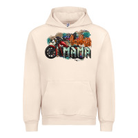 Sandshell Badass Mama motorcycle Urban Hoodie - HowdyJamesFarm