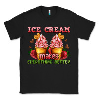 Black ice cream makes everything better Classic Tee - AdoDesignShop