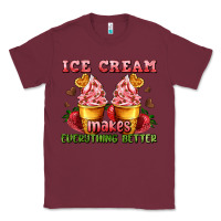 Burgundy ice cream makes everything better Classic Tee - AdoDesignShop