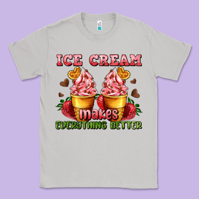 Ice Cream Makes Everything Better Classic Tee Designed By Adodesignshop