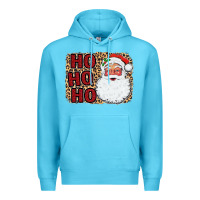 Ocean Blue Ho Ho Ho Santa Premium Hoodie - Bettercallsaul