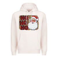 Pale Pink Ho Ho Ho Santa Premium Hoodie - Bettercallsaul