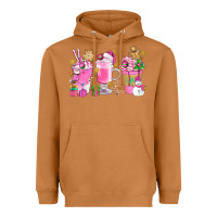 Meerkat Pink Christmas Coffee Cups Bbs Heavyweight Hoodie - BundleAndBundleShop